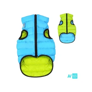 AiryVest bunda pro psy modrá/zelená S 40 Super Cena