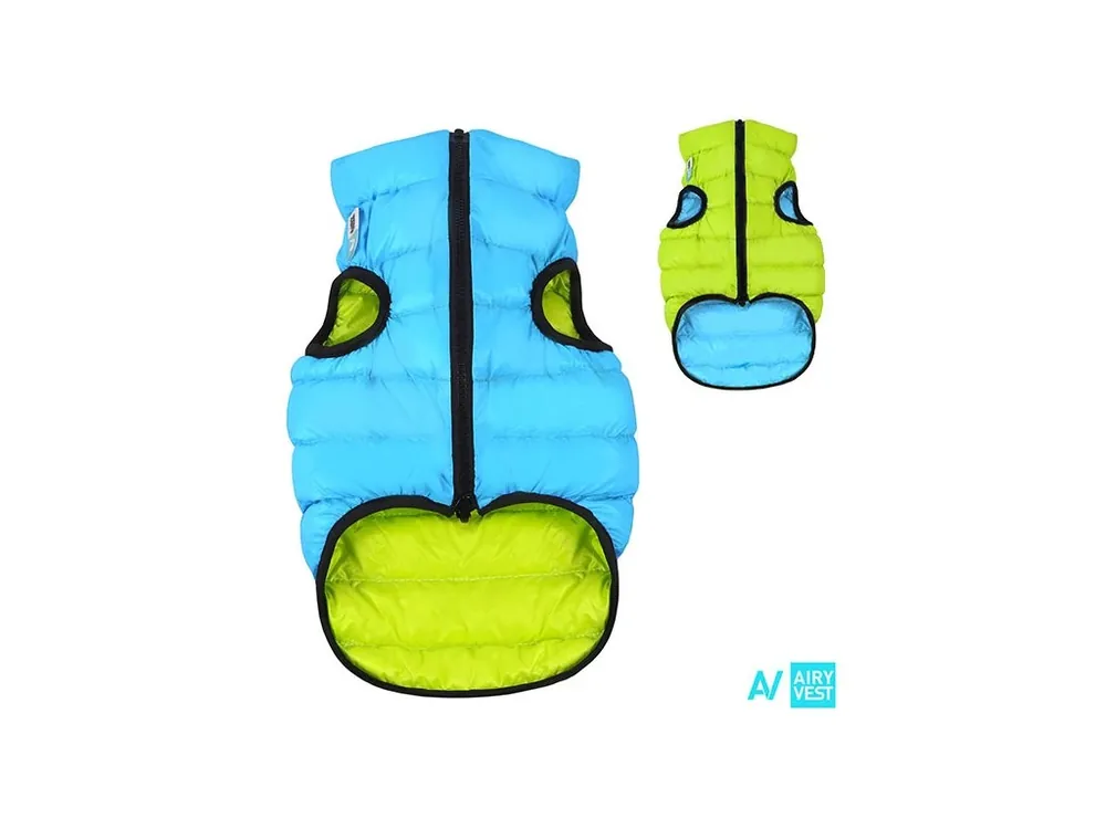 AiryVest bunda pro psy modrá/zelená S 40 Super Cena