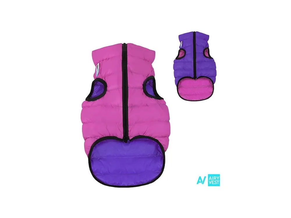 Nejlepší Cena AiryVest bunda pro psy růžová/fialová L 55
