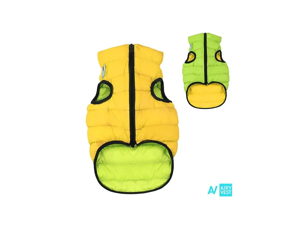 Vrácení Zdarma AiryVest bunda pro psy žlutá/zelená M 40