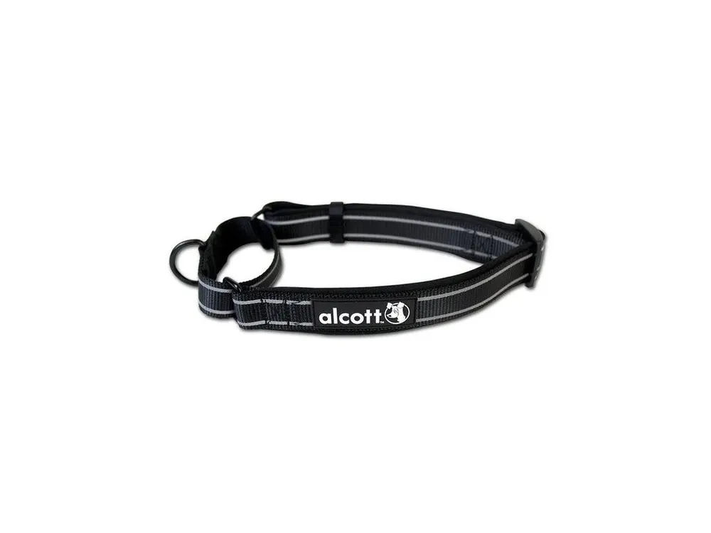 Alcott Reflexní obojek pro psy Martingale černý velikost M Výprodej