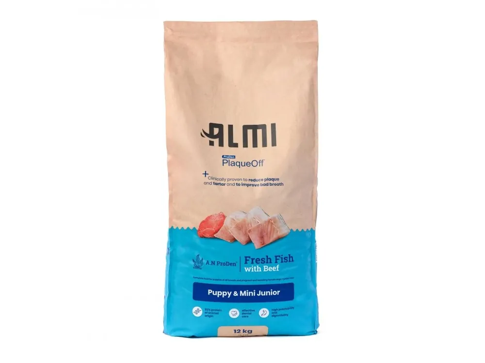 ALMI Puppy & Mini Junior 12kg + Flamingo chladící podložka Bezpečná Platba