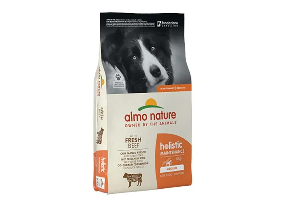 Expresní Doručení Almo Nature Holistic Maintenance M s čerstvým hovězím 12kg