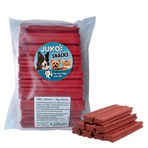 Deli sticks Hovězí JUKO Snacks 1 kg Časově Omezené