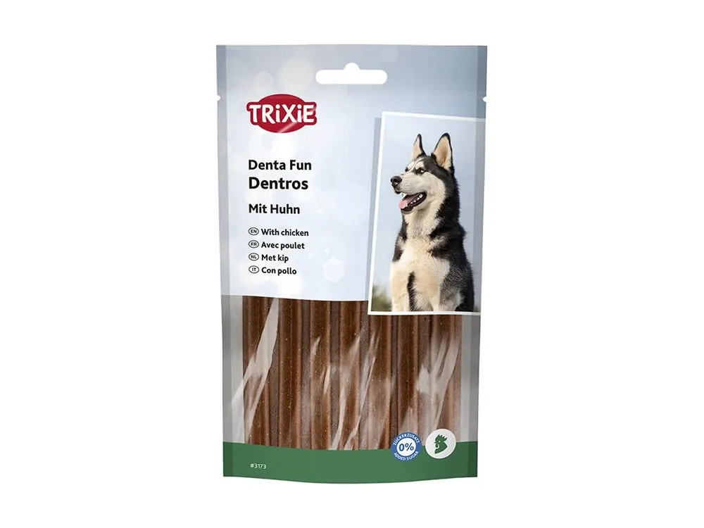 DentaFun DENTROS, žvýkací tyčky s drůbežím masem, 7 ks/180 g Cenový Hit