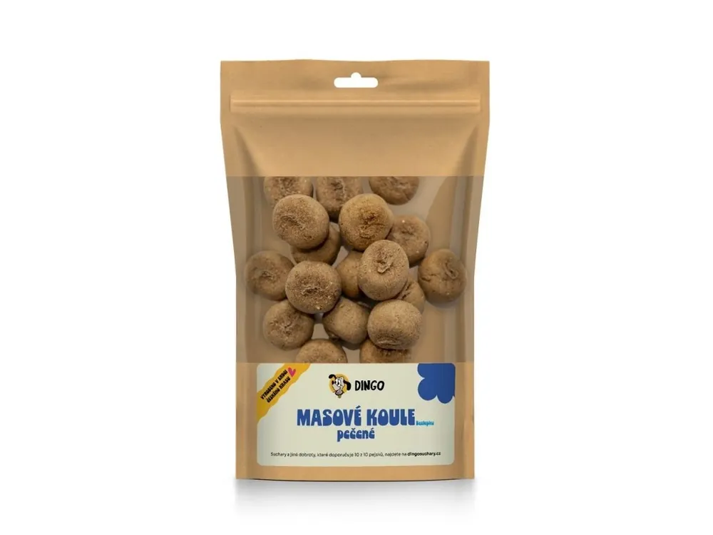 Speciální Cena DINGO pečené masové koule hovězí, 90g