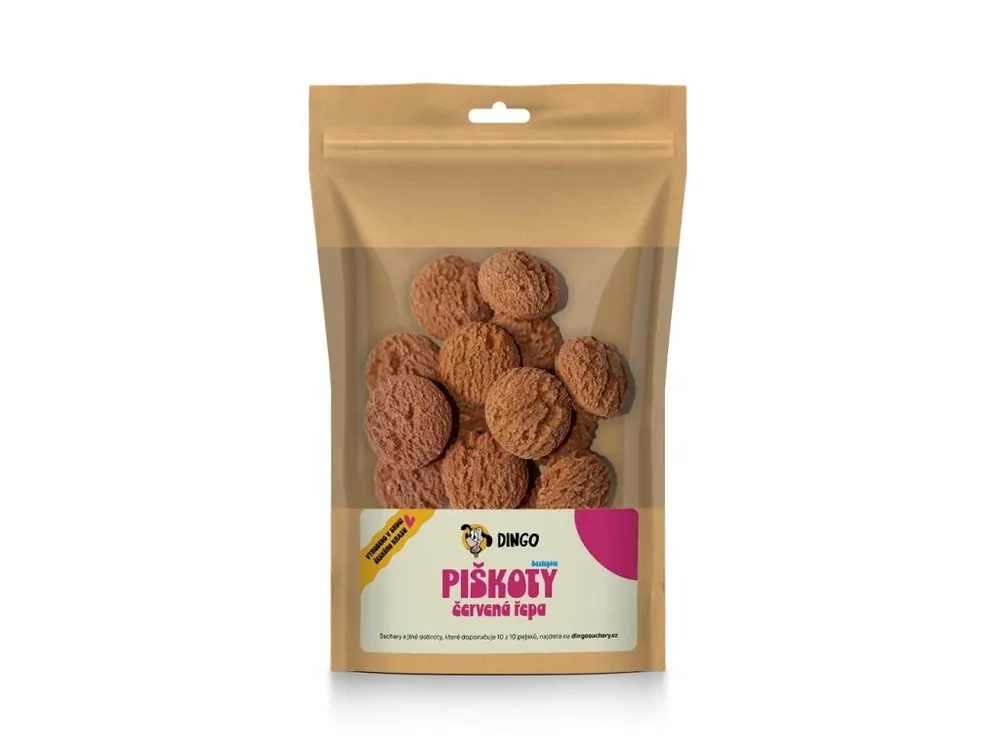 DINGO piškoty s červenou řepou, 90g Aktuální