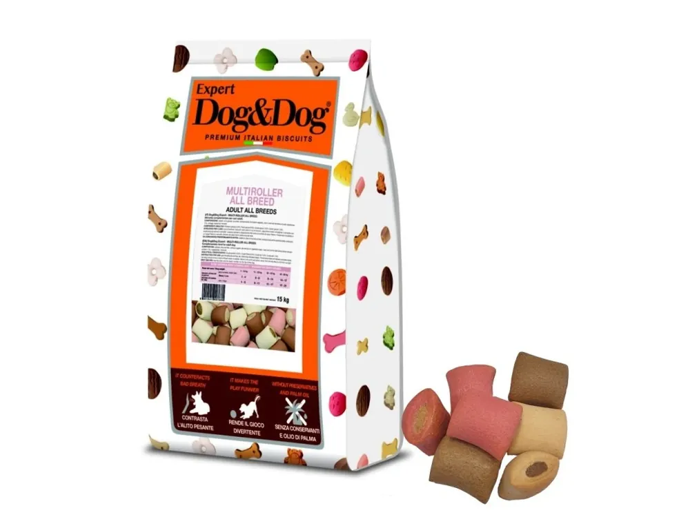 Dog & Dog Expert Multiroller plněné válečky 15 kg Sleva