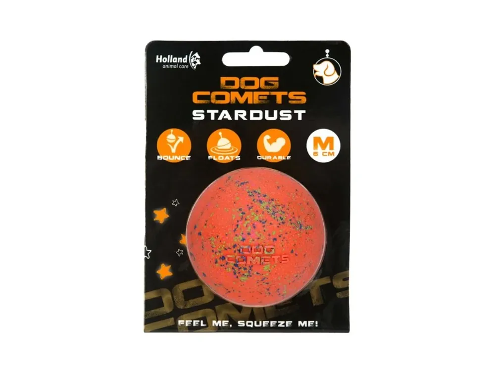 Dog Comets Stardust plovoucí míč oranžový M/6cm Oblíbený