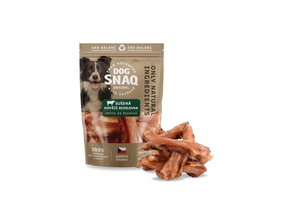 DOG SNAQ hovězí achilovka sušená 200 g Sleva