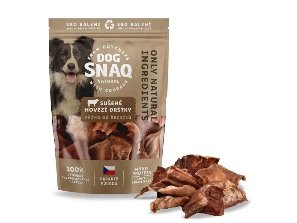 Výhodná Nabídka DOG SNAQ hovězí dršťky sušené 100 g