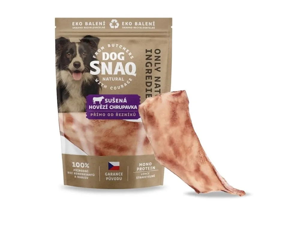 Pouze Dnes DOG SNAQ hovězí lopatková chrupavka sušená 1 ks