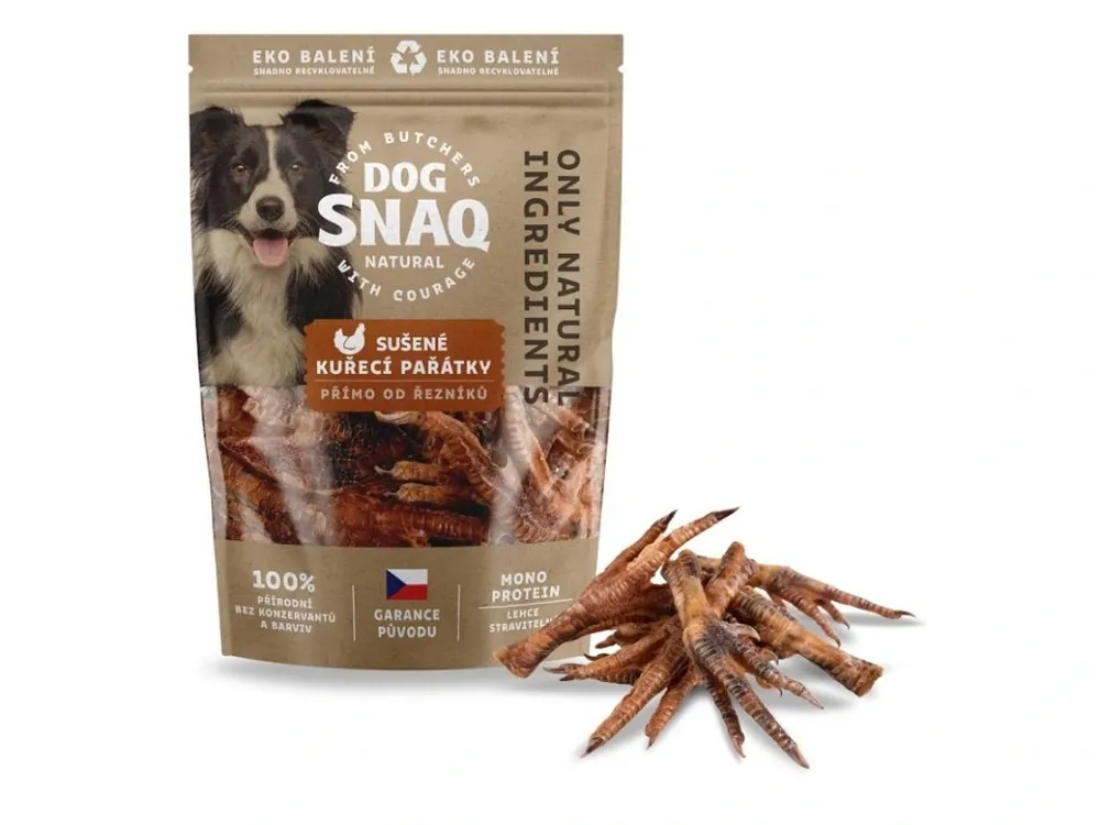 DOG SNAQ kuřecí pařátky sušené 100 g Pouze Dnes