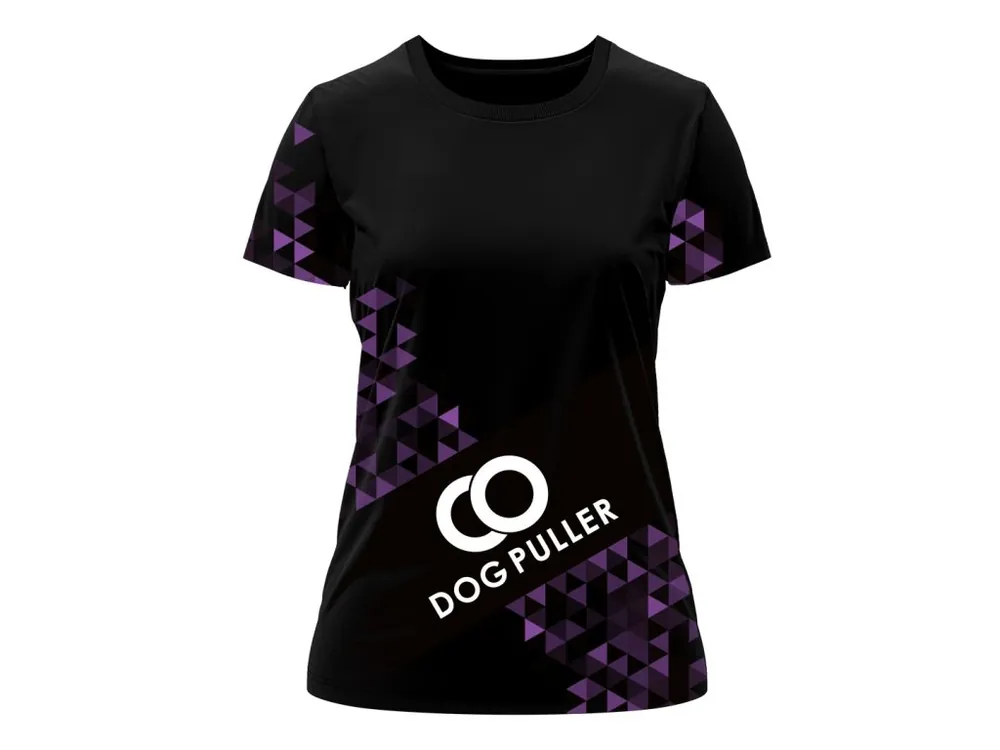Expresní Doručení Dog Puller triko černé dámské M