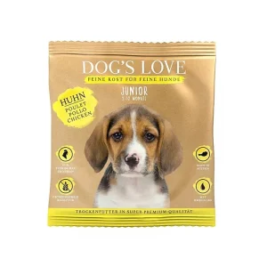 Dog‘s Love granule Kuře Junior - vzorek 80g Ověřený