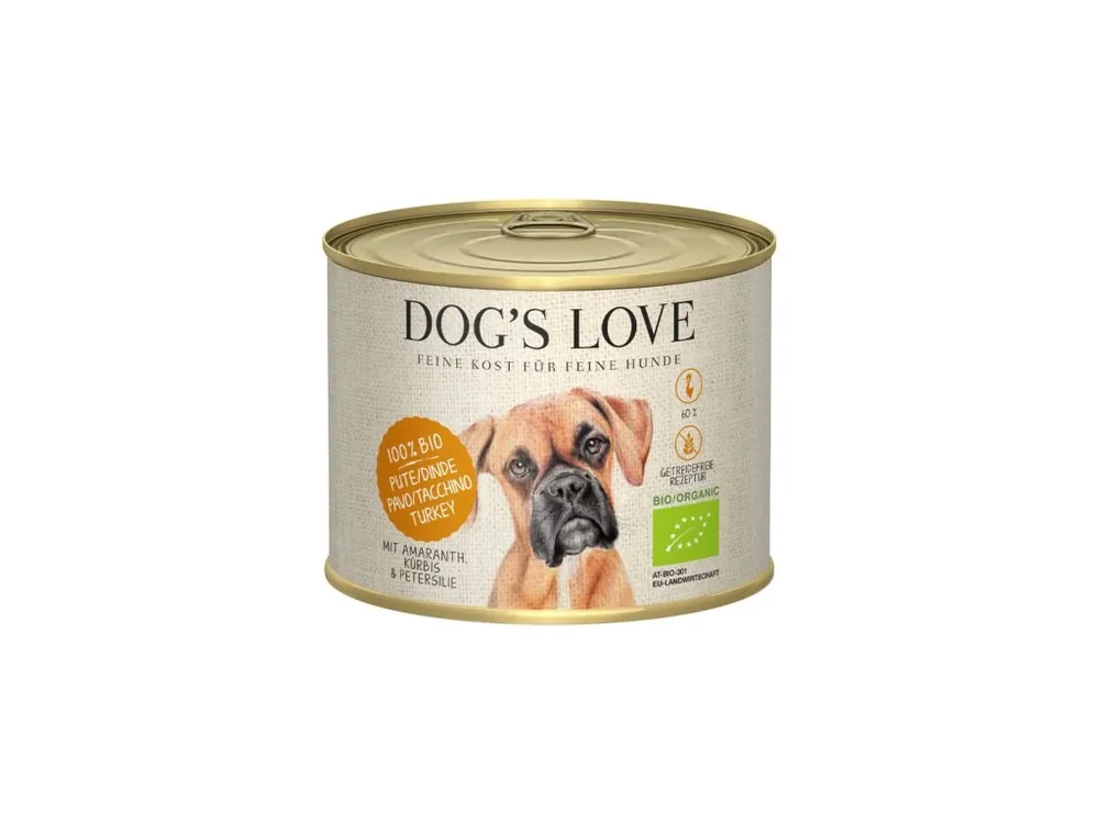 Dog‘s Love konzerva Bio Krocan 200g Kup Teď