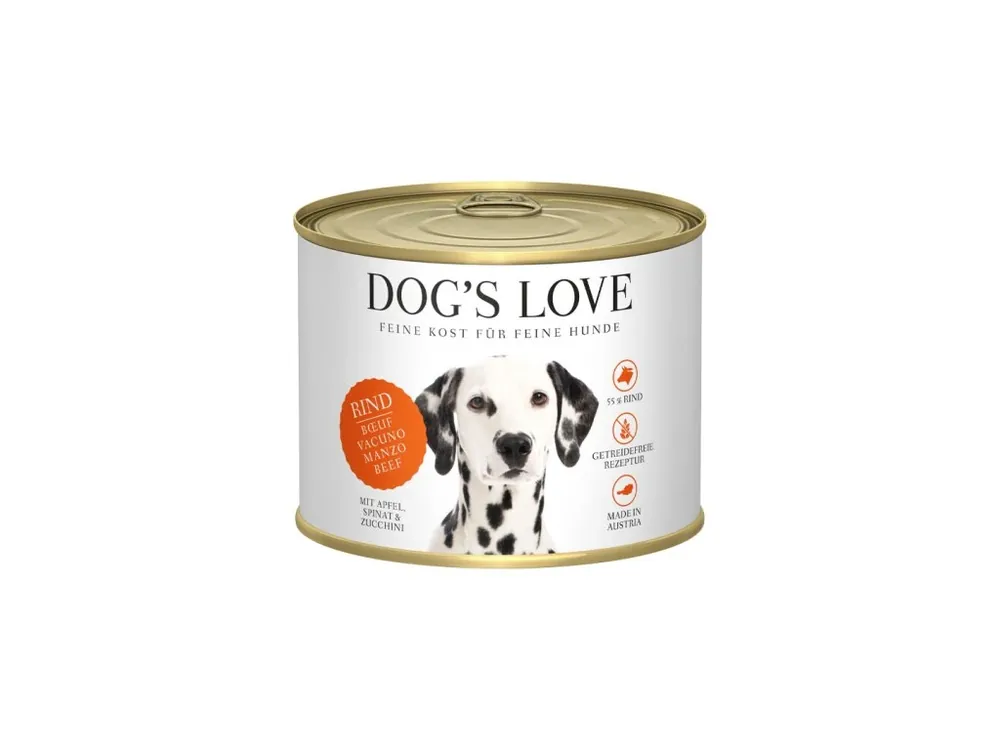 Dog‘s Love konzerva Hovězí Adult Classic 200g Tovární Cena