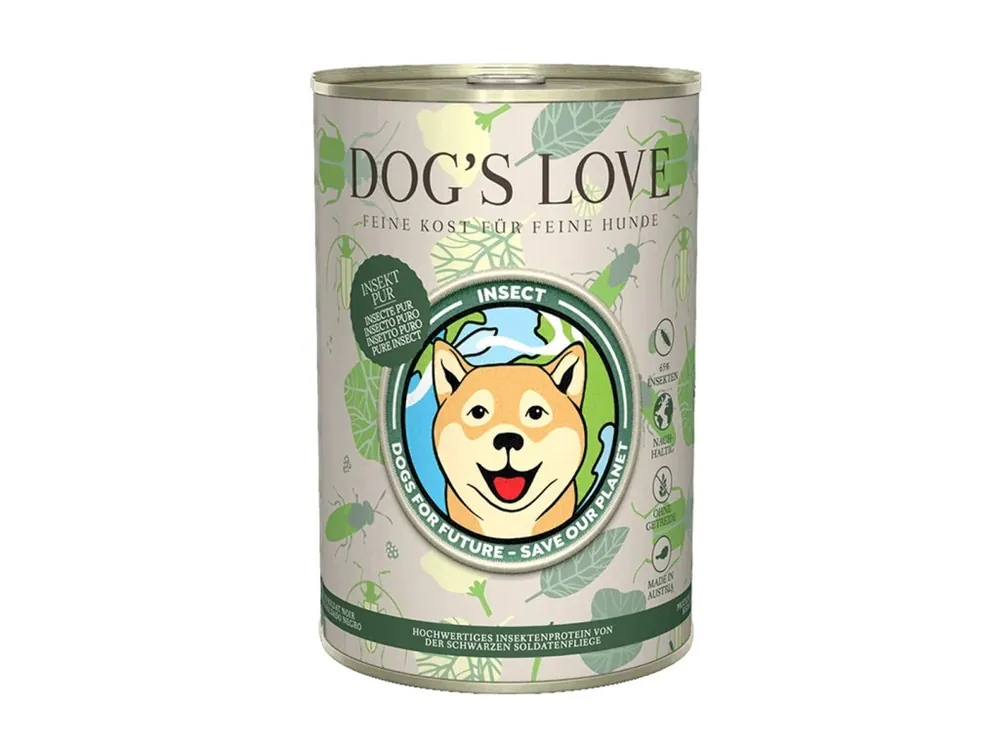 Akční Nabídka Dog‘s Love konzerva Insect Hmyz PUR 400g