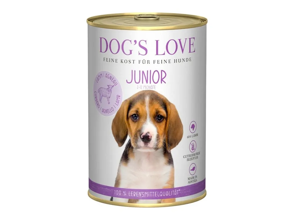 Výhodná Nabídka Dog‘s Love konzerva Jehněčí Junior Classic 400g