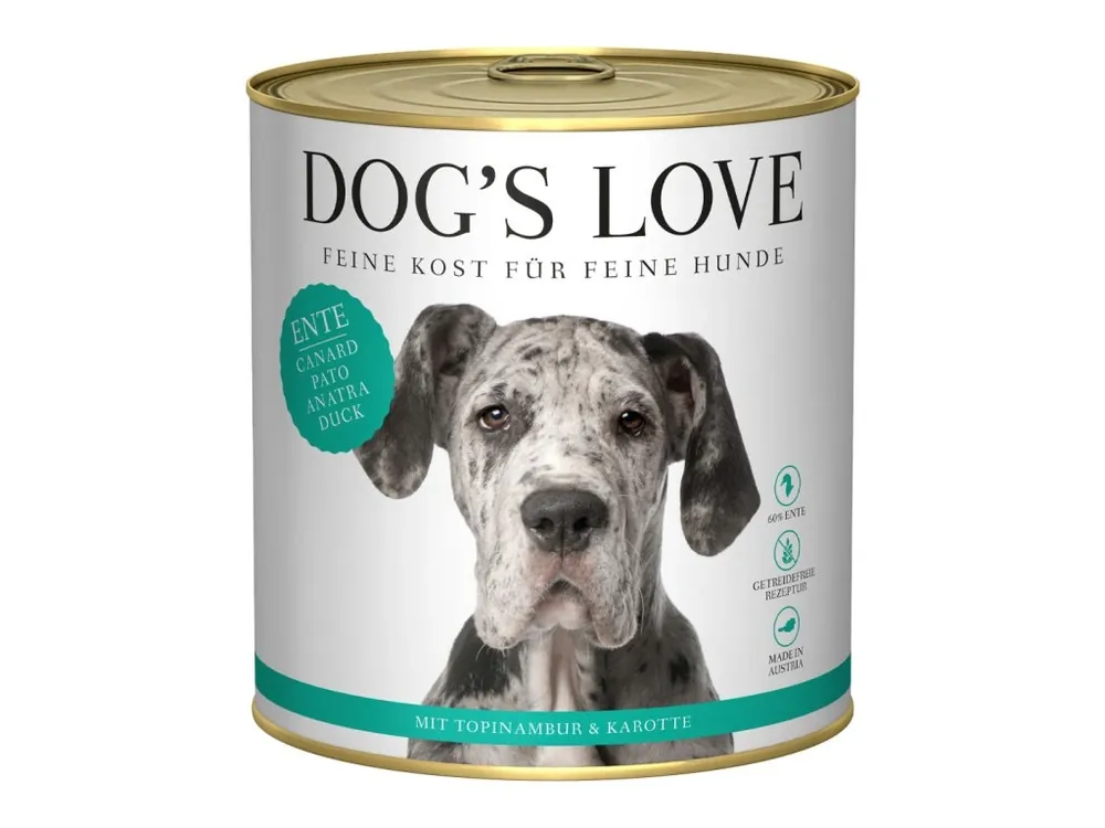Dog‘s Love konzerva Kachna Adult Classic 800g Nejlepší Cena