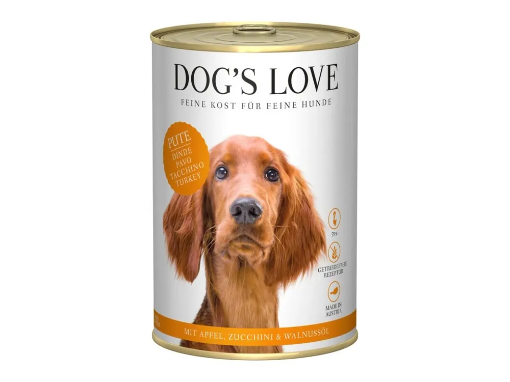 Oblíbený Dog‘s Love konzerva Krocan Adult Classic 400g