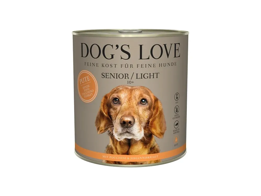 Dog‘s Love konzerva Krocan Senior/Light Classic 800g Jen Po Omezenou Doba