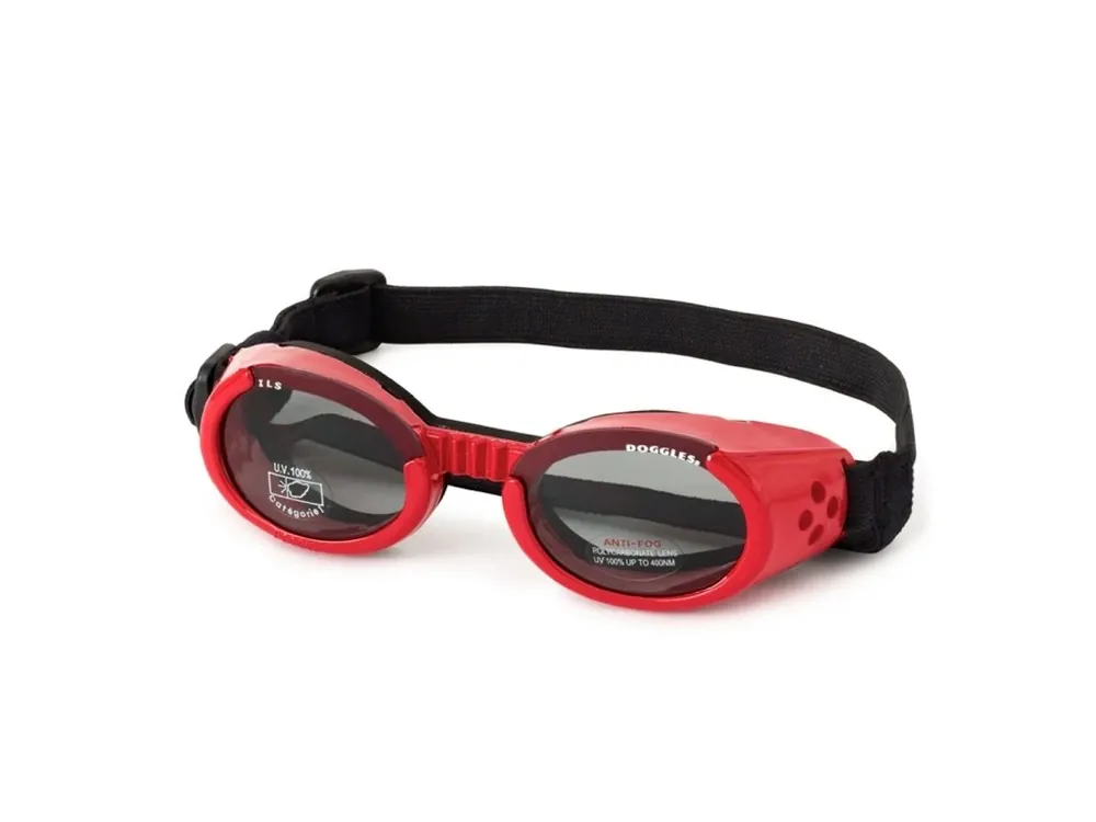 Poslední Šance Doggles ILS - Sluneční a ochranné brýle pro psy Red M