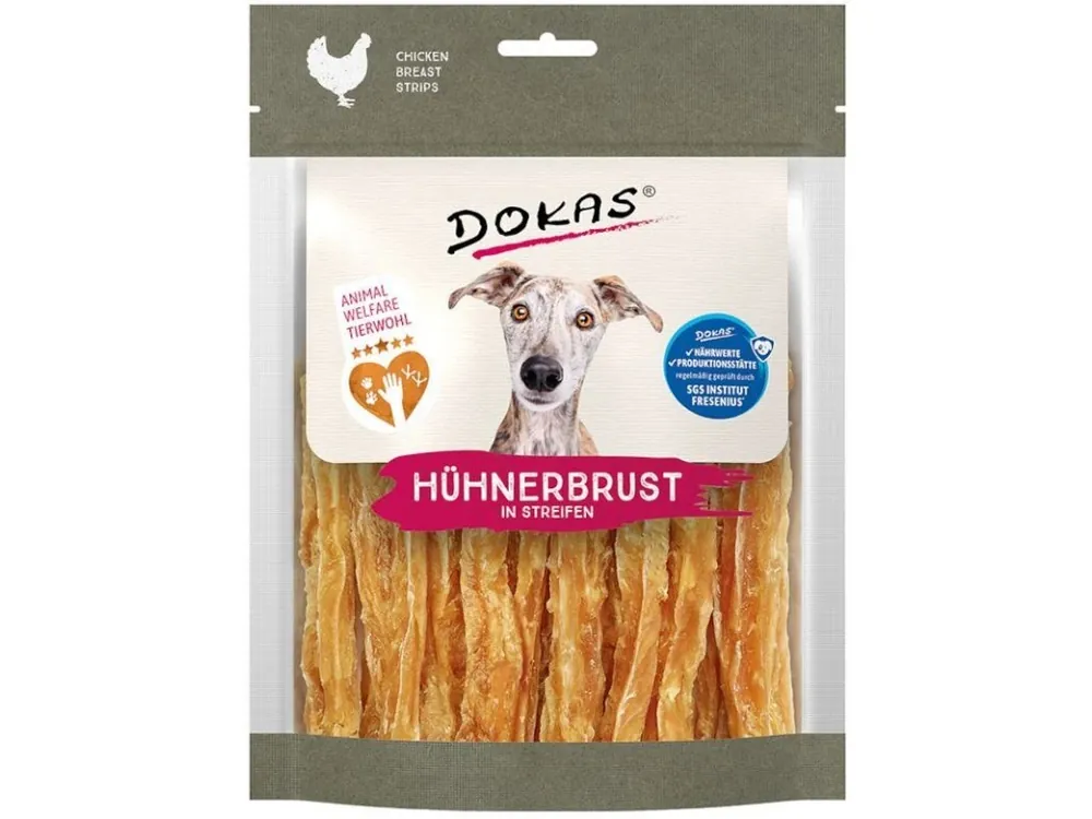 Dokas Kuřecí prsa proužky Animal Welfare 170 g Originální