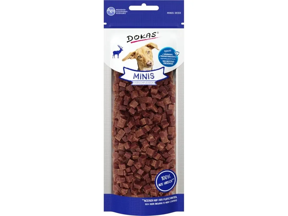 Nízká Cena Dokas Minis Kostičky z jeleního masa 60 g