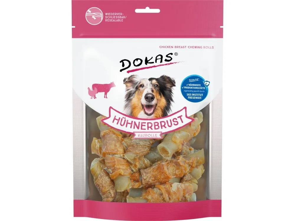Cenová Bomba Dokas Rolky z hovězí kůže obalené kuřecím masem 250 g