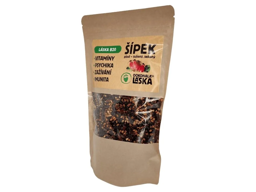 Levný Dokonalá láska B20 Šípek plod - sušený, sekaný 500g