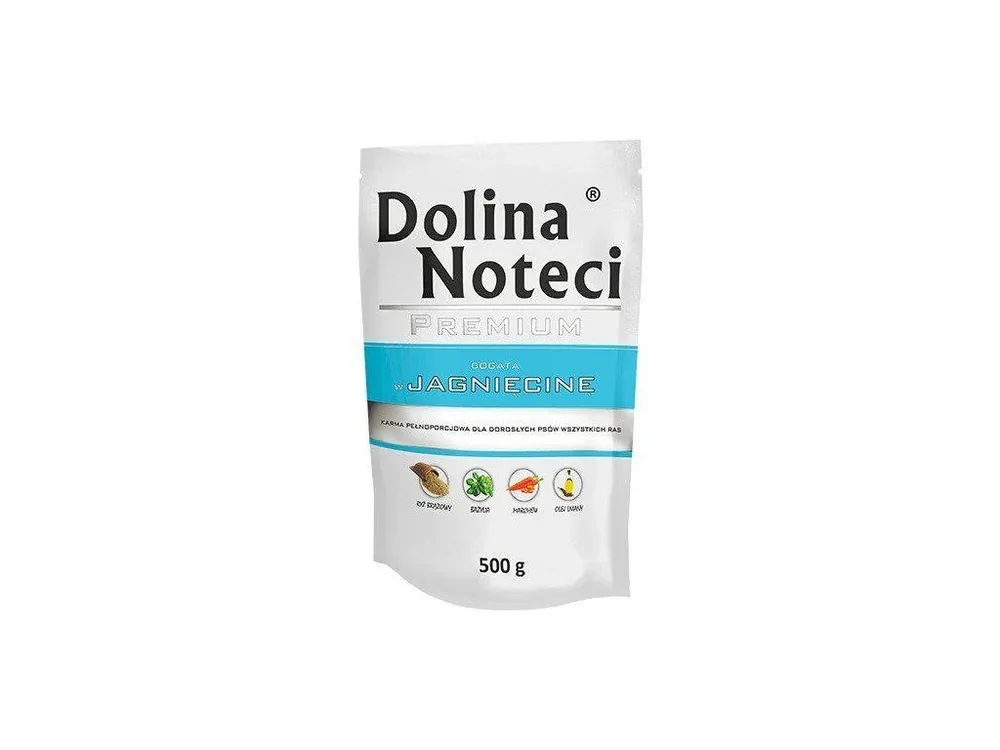 Novinka DOLINA NOTECI PREMIUM jehněčí kapsička pro psy 500 g