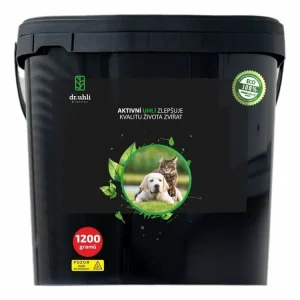 DR UHLI Biochar Aktivní uhlí pro zvířata Prášek 1200g Sezónní Sleva