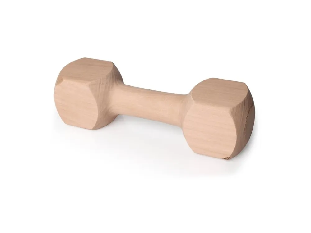 Dřevěná činka aport, 21cm Nízká Cena