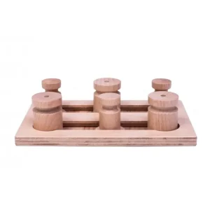Zlevněný Dřevěný hlavolam pro psy My Intelligent Pets Playground - Modul 1A P (pouze deska)