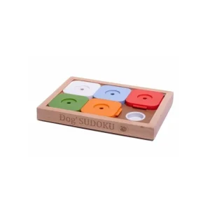 Dřevěný hlavolam Sudoku Advanced Color od My Intelligent Dogs/obtížnost 2 Vysoce Kvalitní