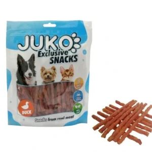Duck & Sweet Potato Stick JUKO Snacks 250 g Sleva