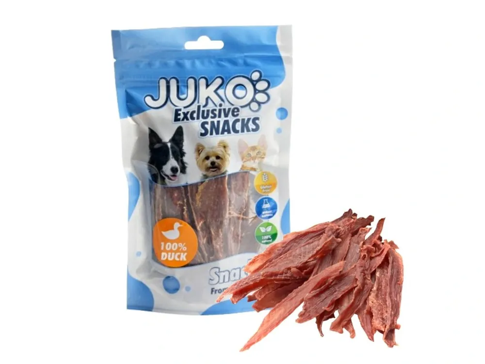 Cenová Bomba Duck 100% Jerky JUKO Snacks 70 g