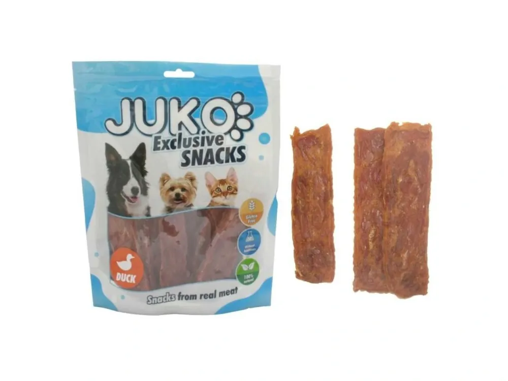 Akce Duck Soft Jerky JUKO Snacks 250 g