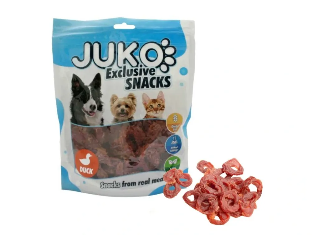 Duck soft Ring JUKO Snacks 250 g Omezená Nabídka