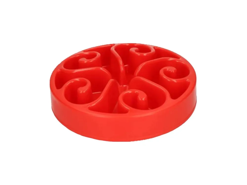 Eat Slow Live Longer zpomalovací miska Original červená 20cm Nízká Cena