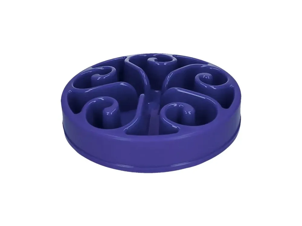 Eat Slow Live Longer zpomalovací miska Original modrá 30cm Nízká Cena