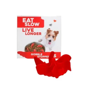 Eat Slow Live Longer zpomalovací Spirála do misky červená S Cenový Hit