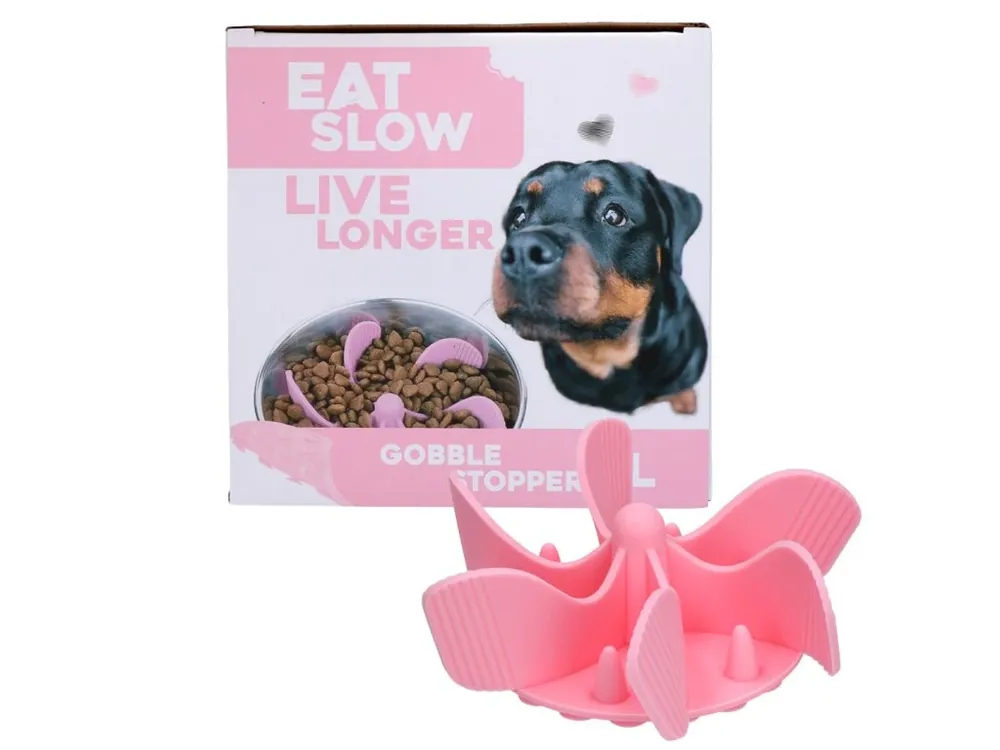Eat Slow Live Longer zpomalovací Spirála do misky růžová L Aktuální