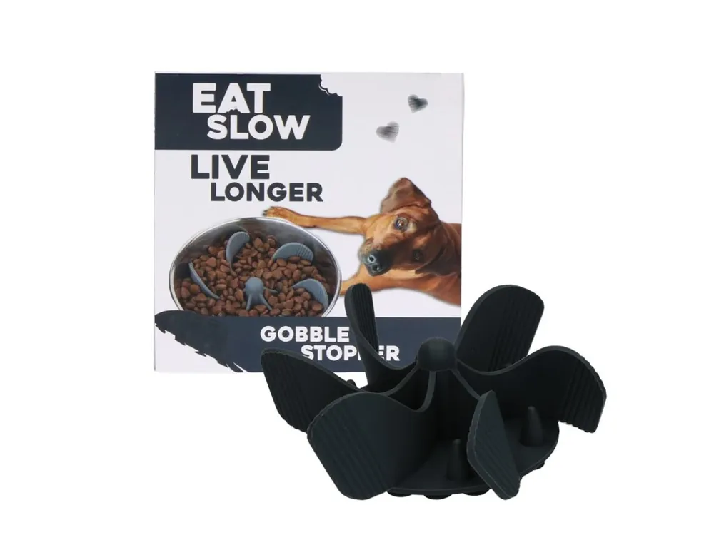 Eat Slow Live Longer zpomalovací Spirála do misky šedá Víkendová Akce