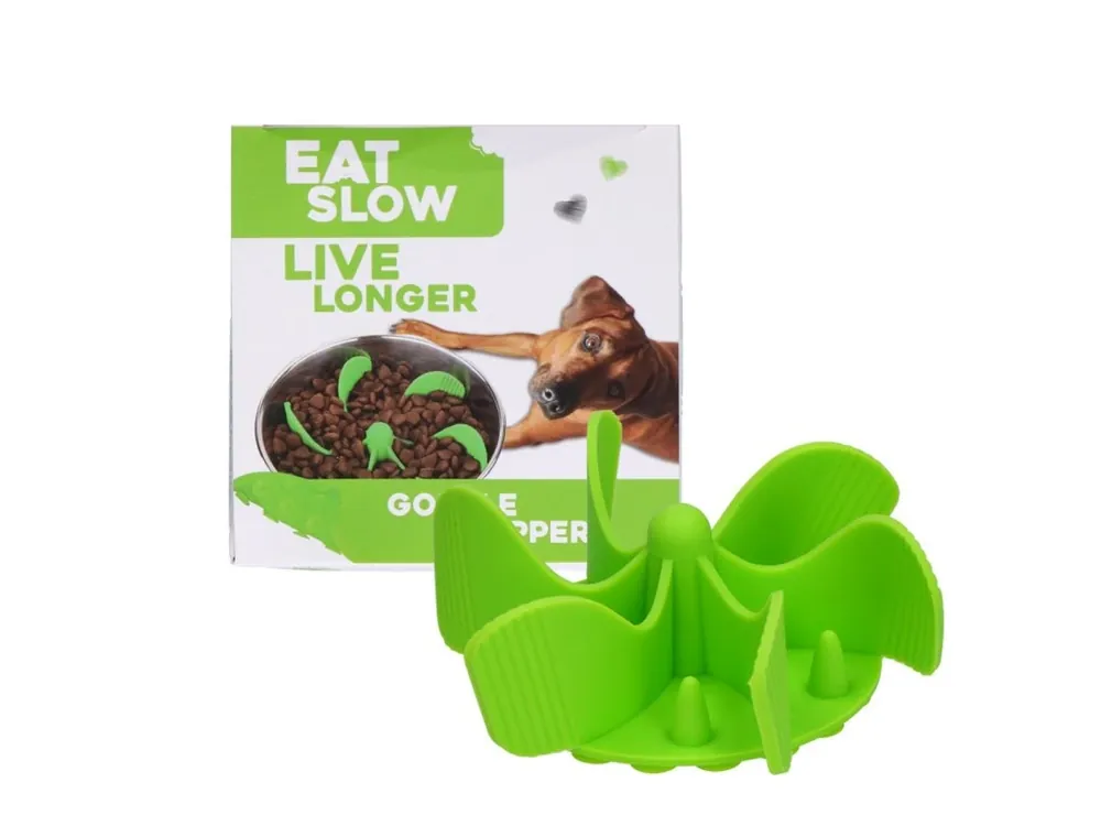 Finální Výprodej Eat Slow Live Longer zpomalovací Spirála do misky zelená M - SLEVA 5% poškozený obal