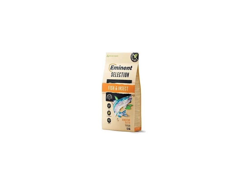 Nejprodávanější Eminent Selection Dog Sensitive Fish&Insect 12kg