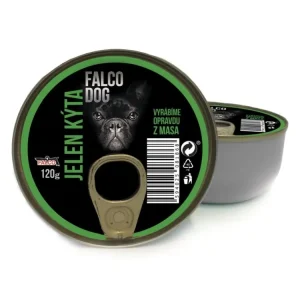 FALCO DOG jelení kýta, konzerva 120 g Dokud Zásoby Vydrží