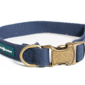 Farm Company ekologicky šetrný obojek pro psy ze sojových vláken 2cm/33-50cm námořnická modrá Top Prodej