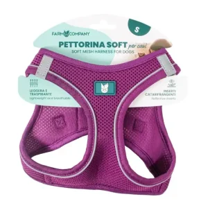 Farm company soft mesh postroj pro psy fialový M 44-48cm Odeslání Ihned